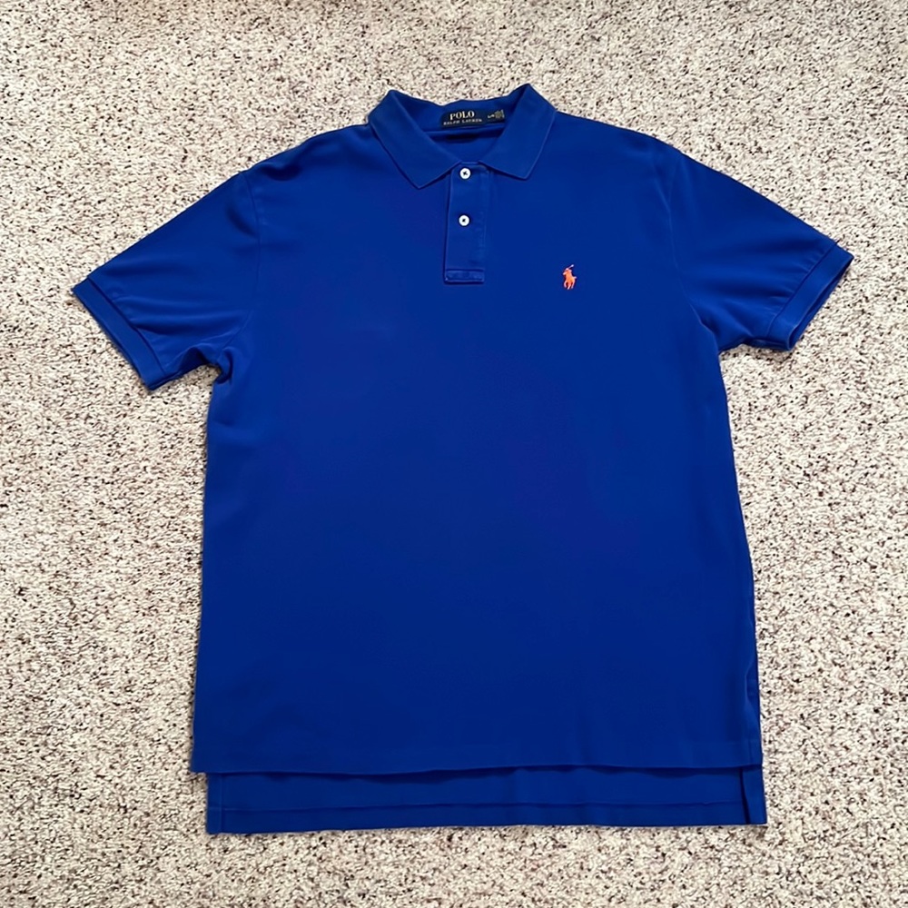 Polo Ralph Lauren size L polo royal blue
